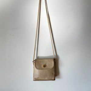 Vintage cream Coach purse